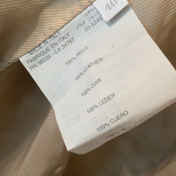 Auth Prada leather suede coat!!! Size 40 It. US 4 - Picture 3 of 15